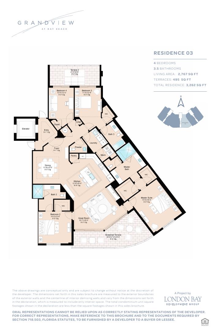 Grandview developer Residence 03 floor plan