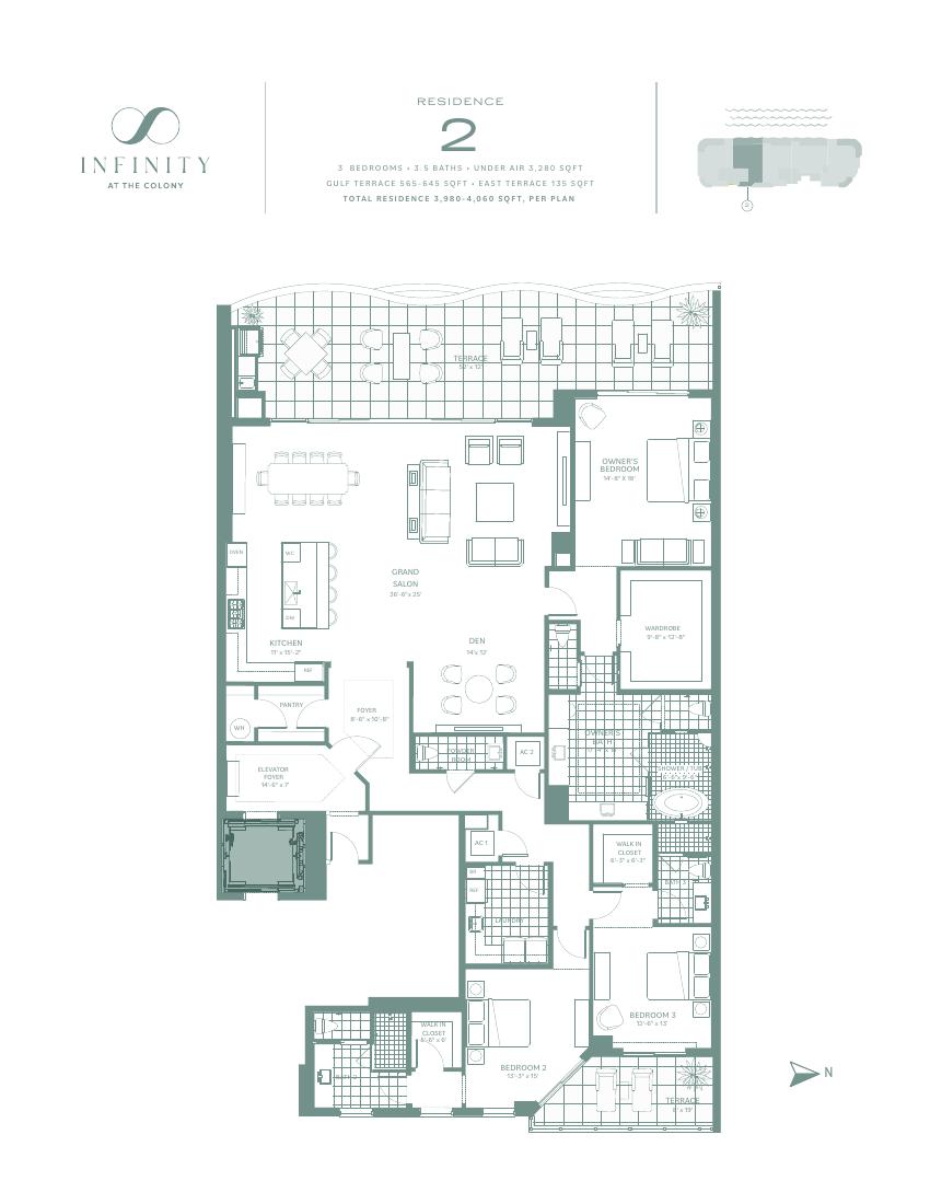 Infinity developer Residence 2 floor plan