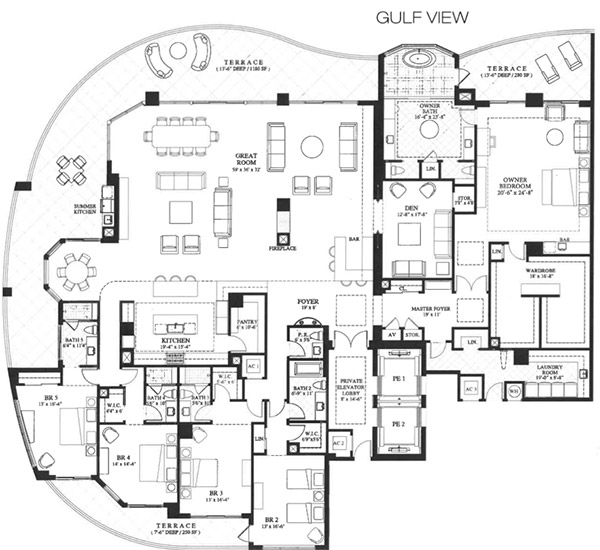 Omega - Penthouse 01 historical original plan
