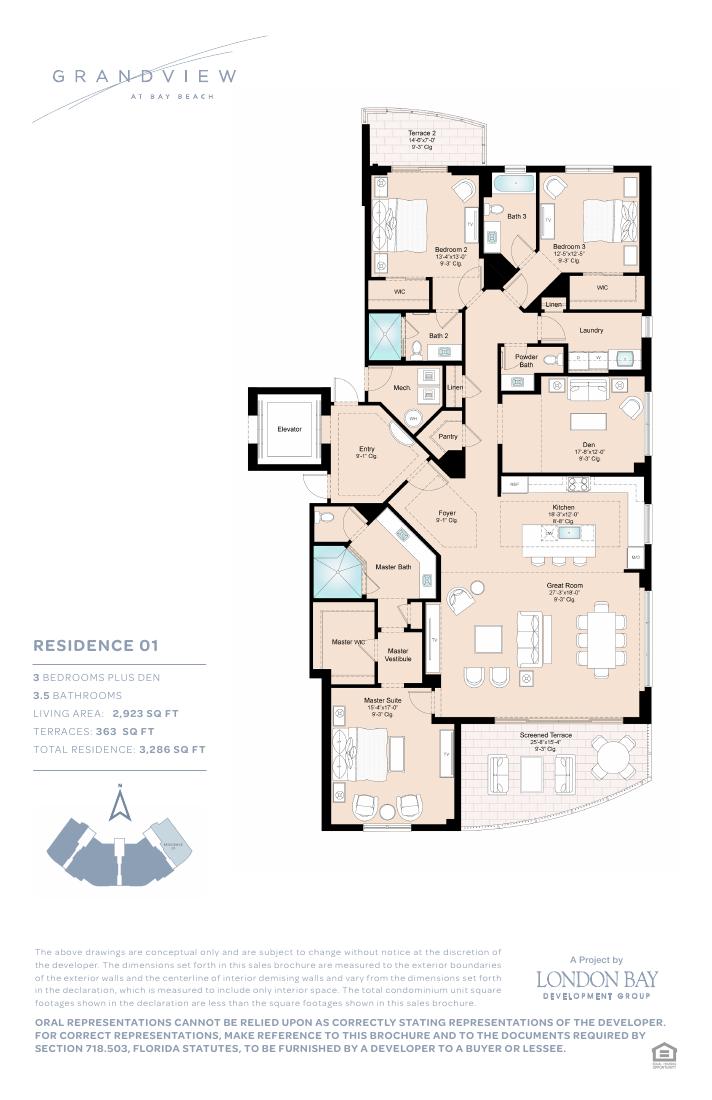 Grandview developer Residence 01 floor plan