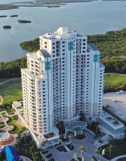 Completed Seaglass at Bonita Bay actual exterior